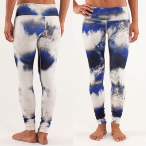 Lululemon wunder under pants Milky Way multi 6